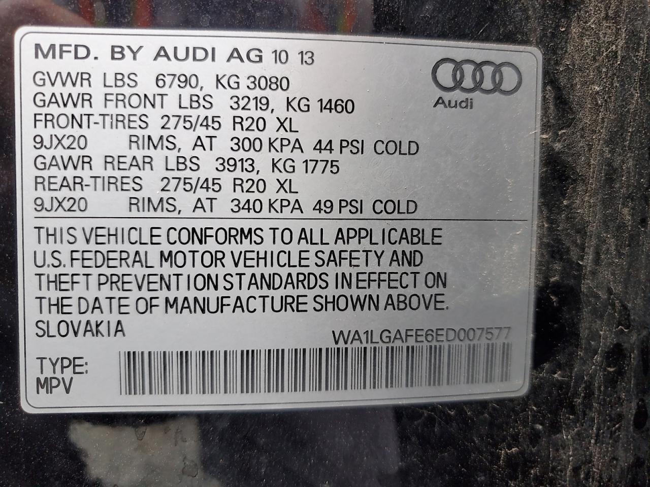2014 AUDI Q7