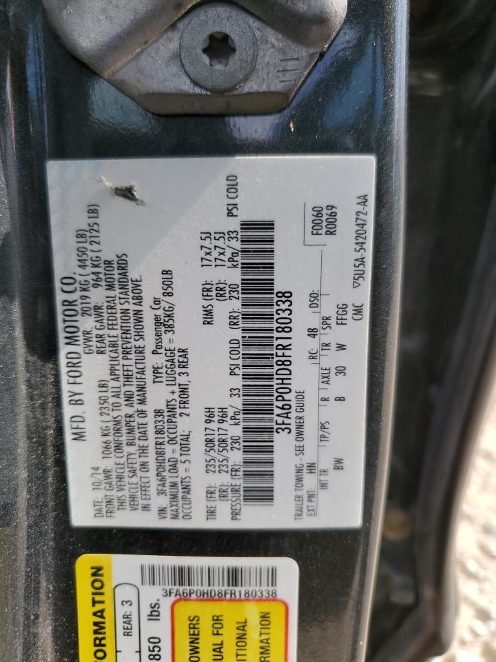 2015 FORD FUSION