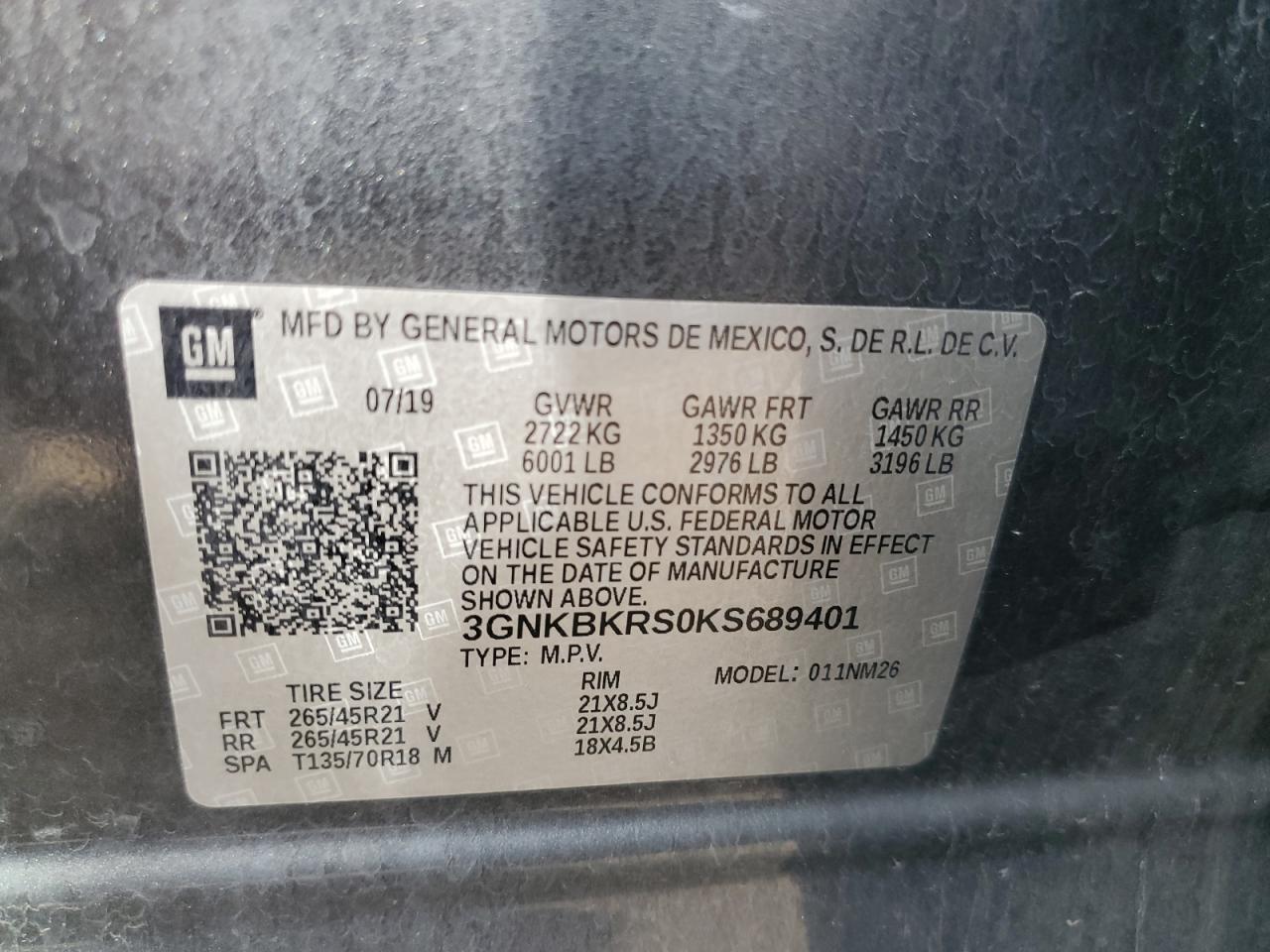 2019 CHEVROLET BLAZER