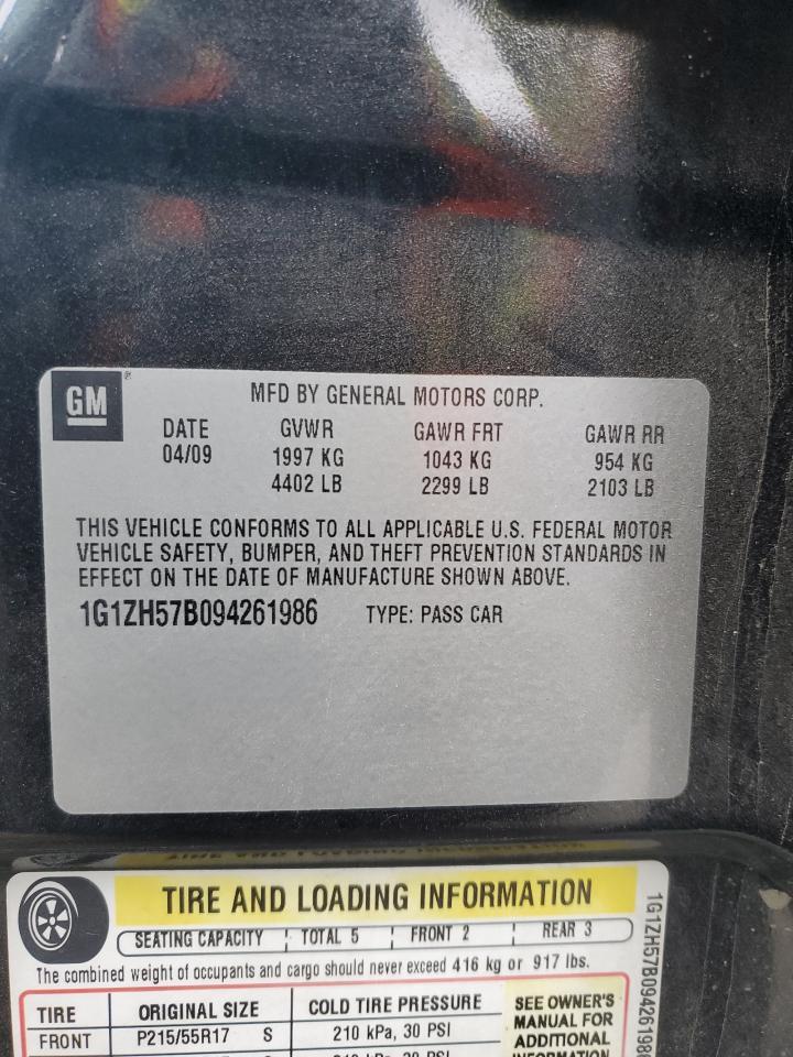 2009 CHEVROLET MALIBU