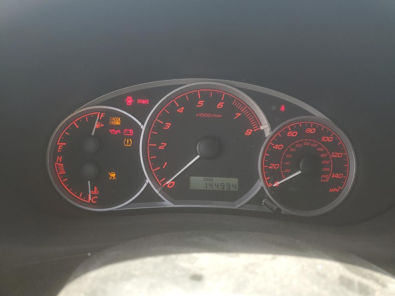 2009 SUBARU IMPREZA