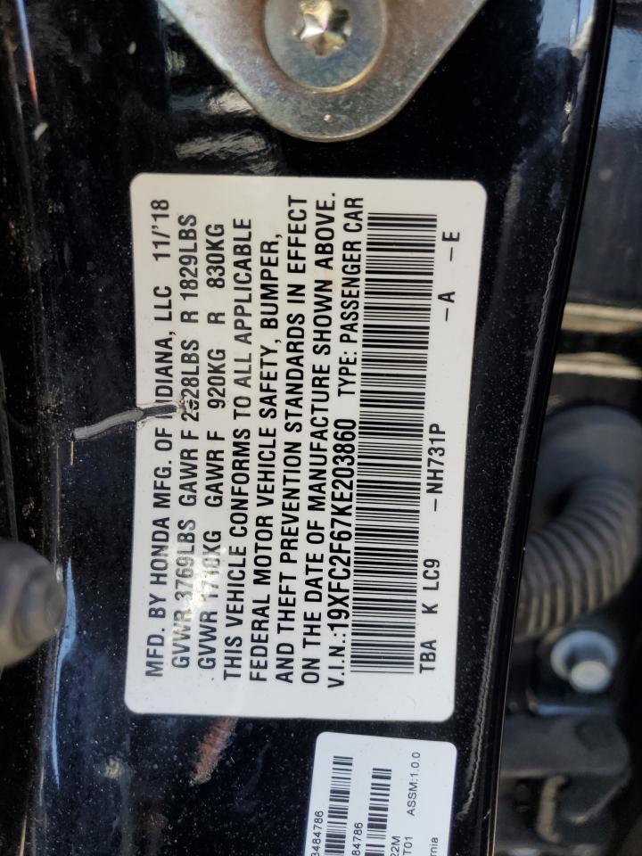 2019 HONDA CIVIC