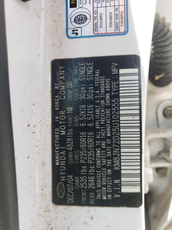 2005 HYUNDAI TUCSON