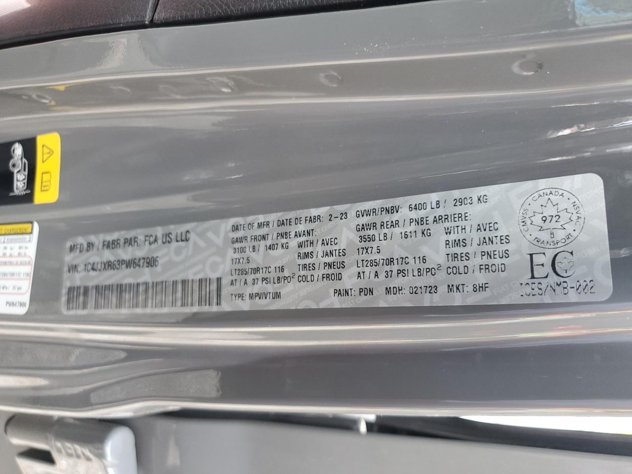 2023 JEEP WRANGLER