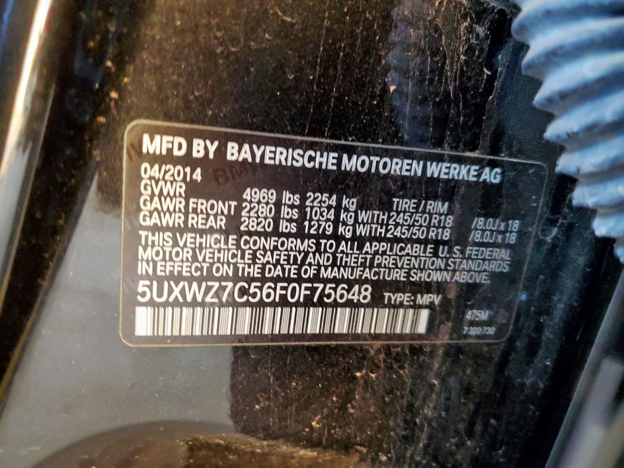 2015 BMW X3
