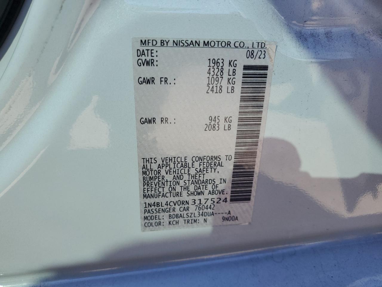 2024 NISSAN ALTIMA