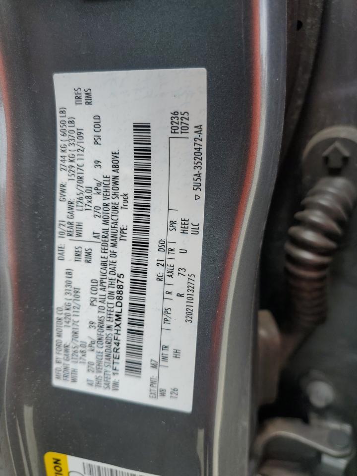2021 FORD RANGER