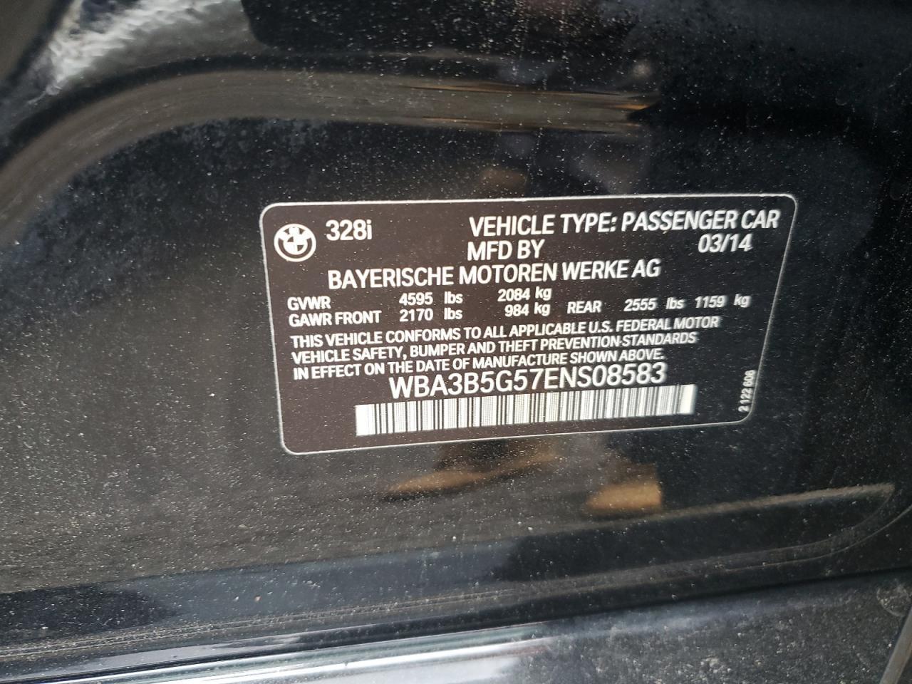 2014 BMW 3 SERIES