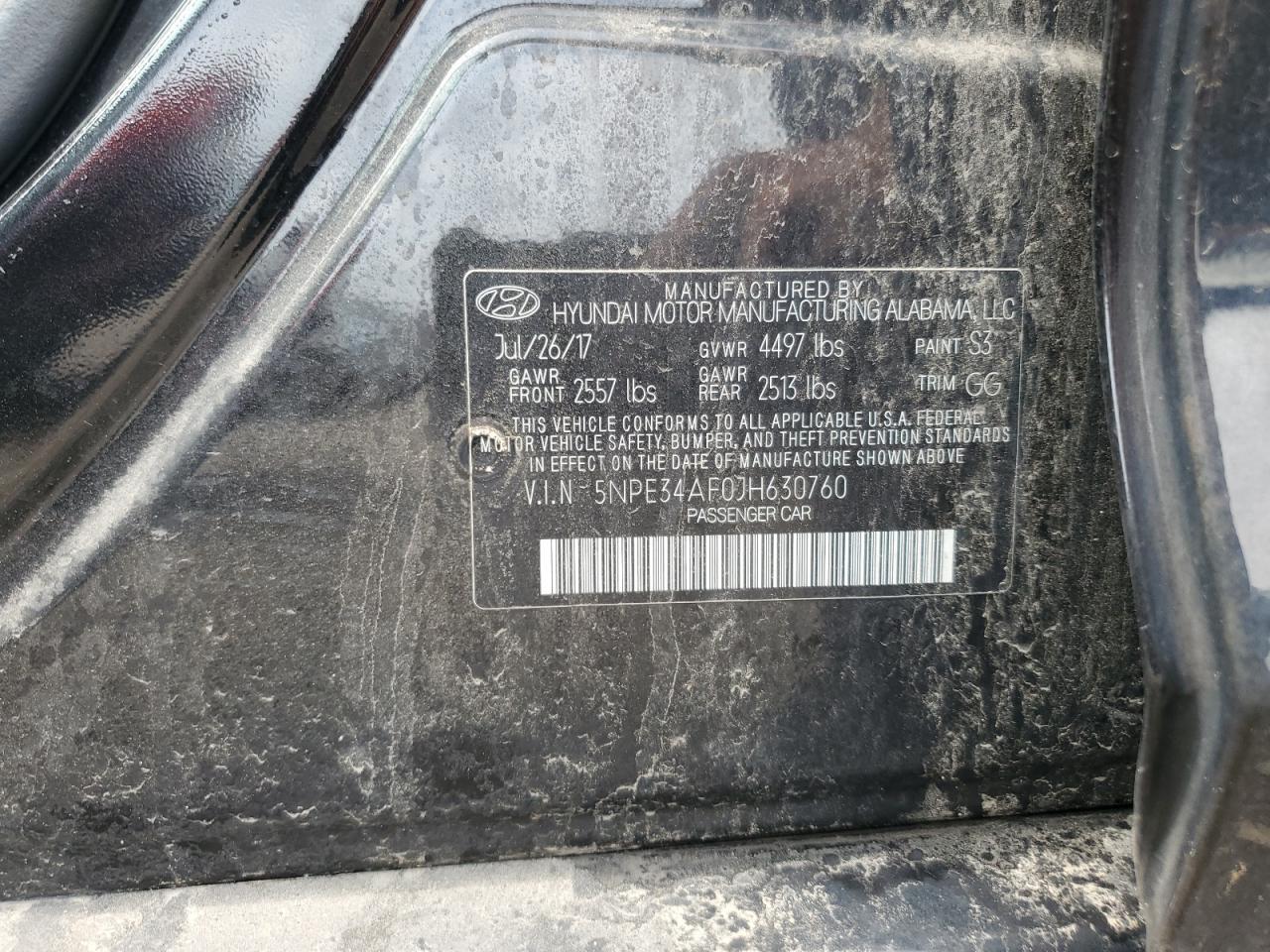 2018 HYUNDAI SONATA