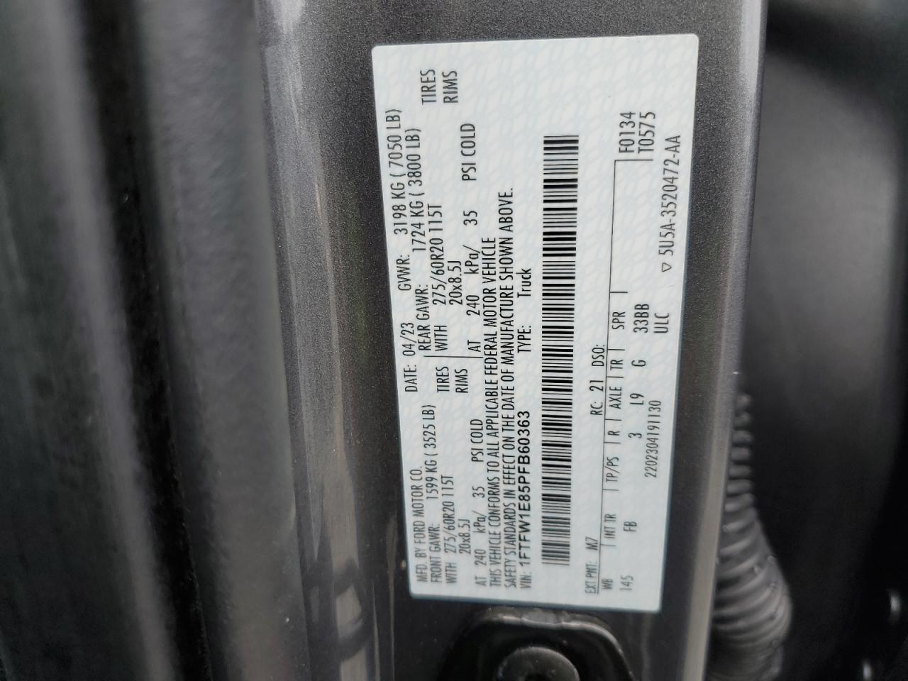 2023 FORD F-150