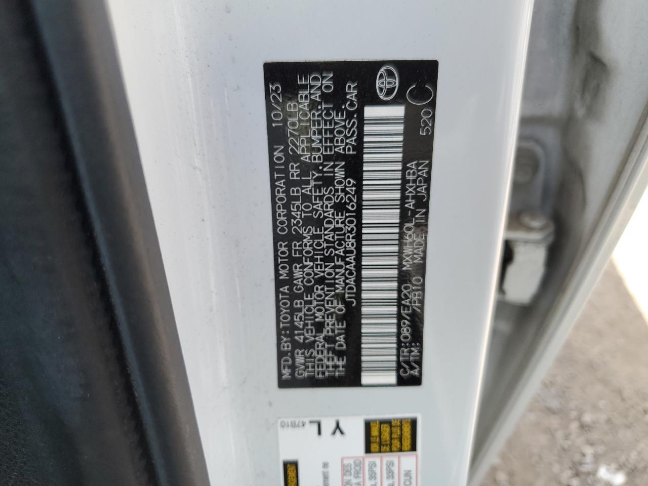 2024 TOYOTA PRIUS