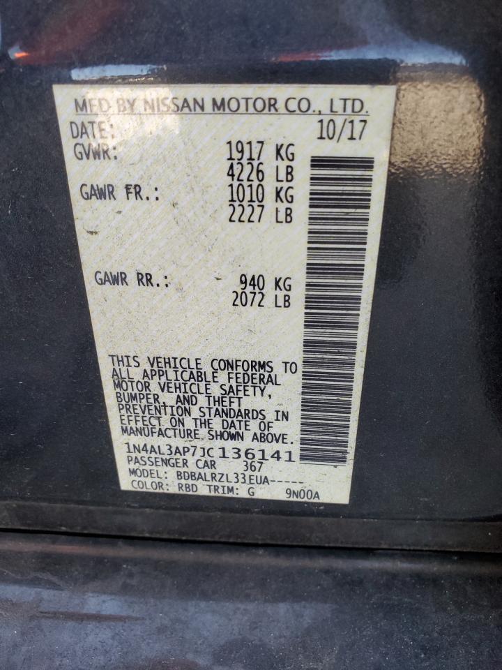 2018 NISSAN ALTIMA