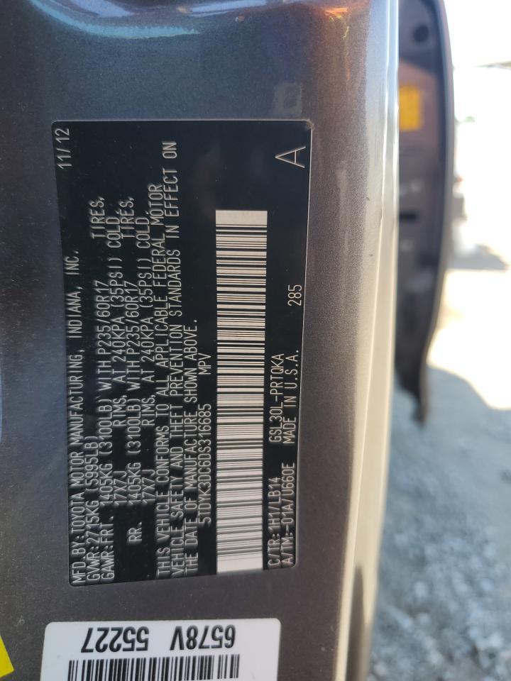 2013 TOYOTA SIENNA
