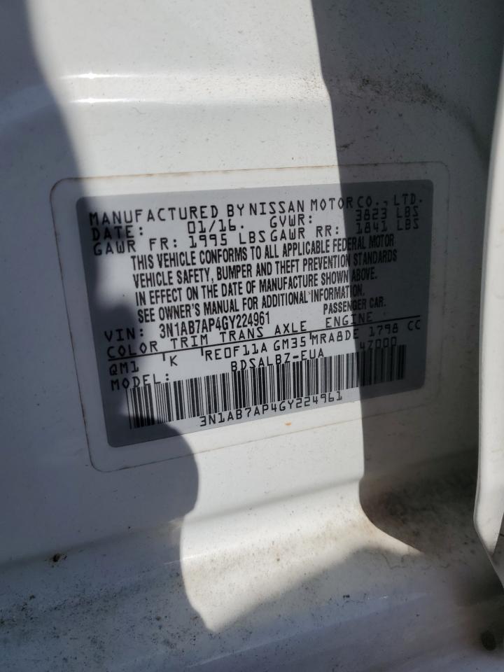 2016 NISSAN SENTRA
