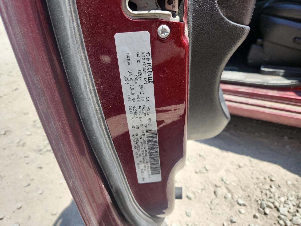 2019 DODGE GRAND CARAVAN