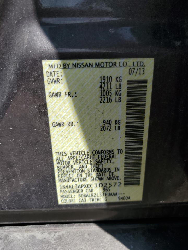 2014 NISSAN ALTIMA