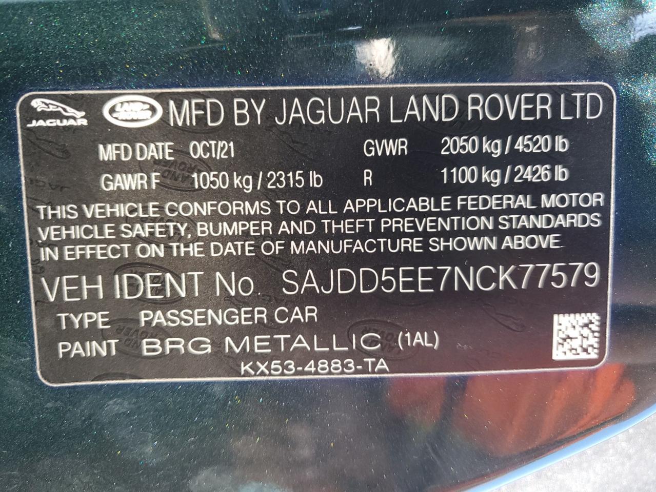2022 JAGUAR F-Type