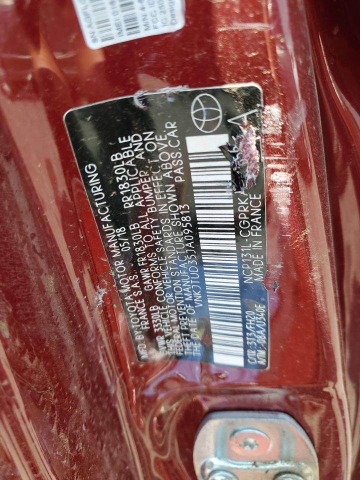 2018 TOYOTA YARIS