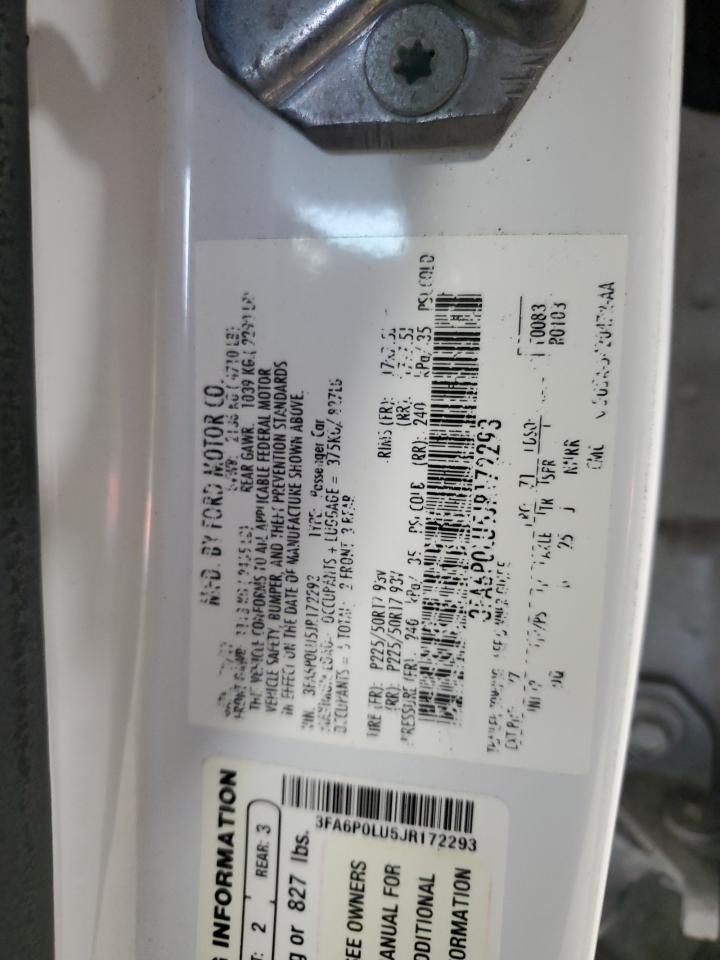 2018 FORD FUSION