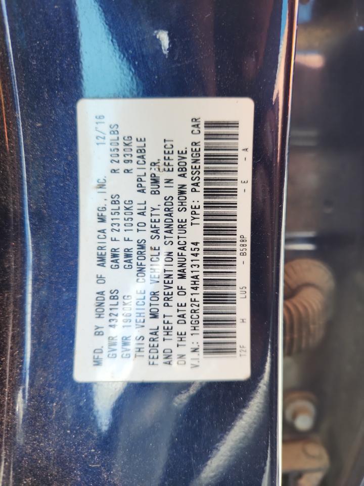 2017 HONDA ACCORD