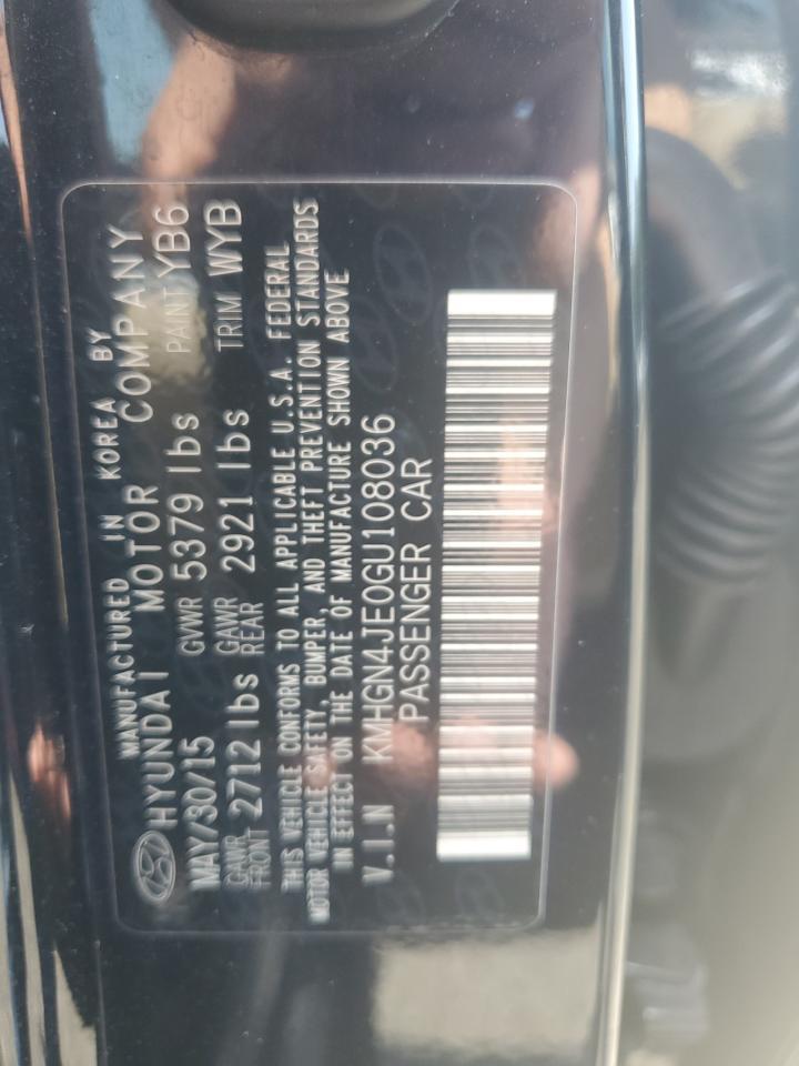 2016 HYUNDAI GENESIS