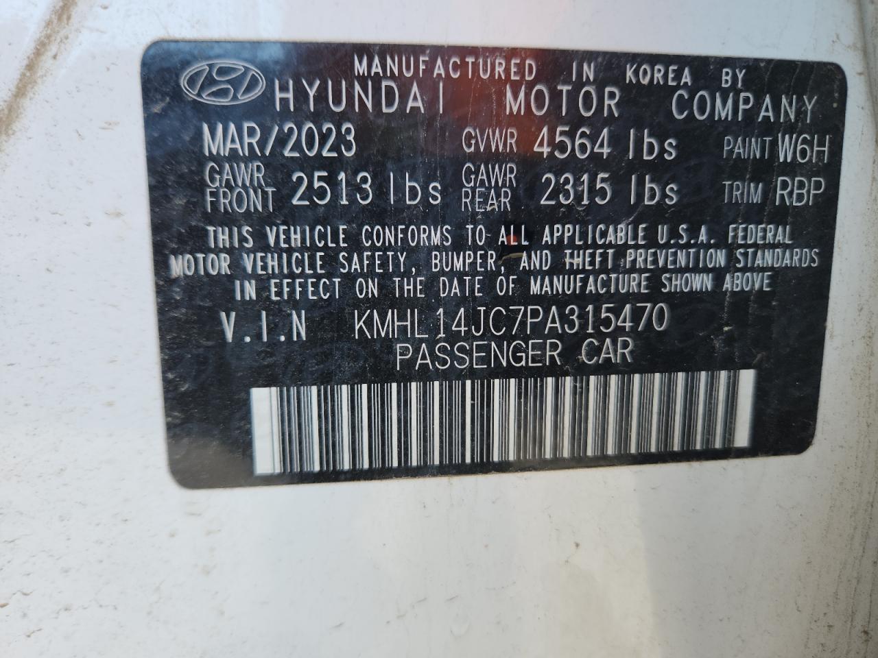 2023 HYUNDAI SONATA