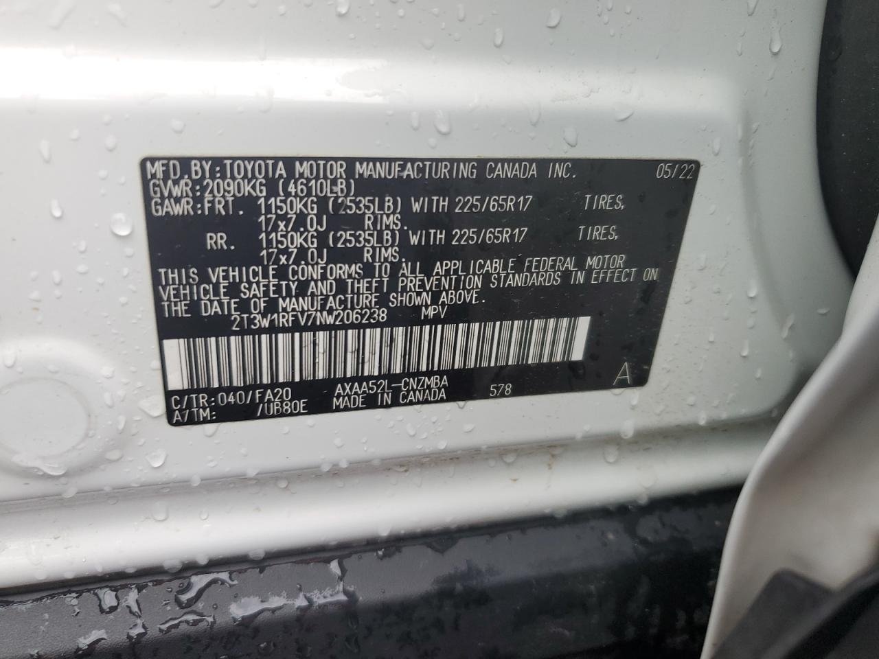 2022 TOYOTA RAV4