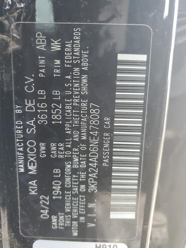 2022 KIA RIO