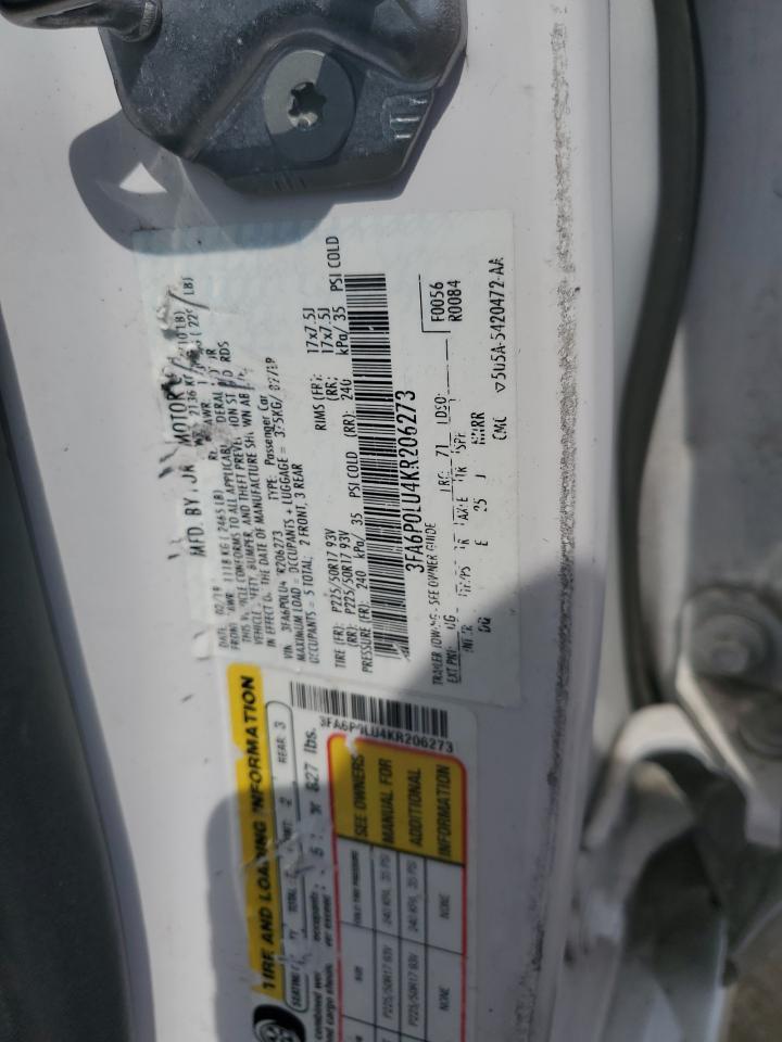 2019 FORD FUSION