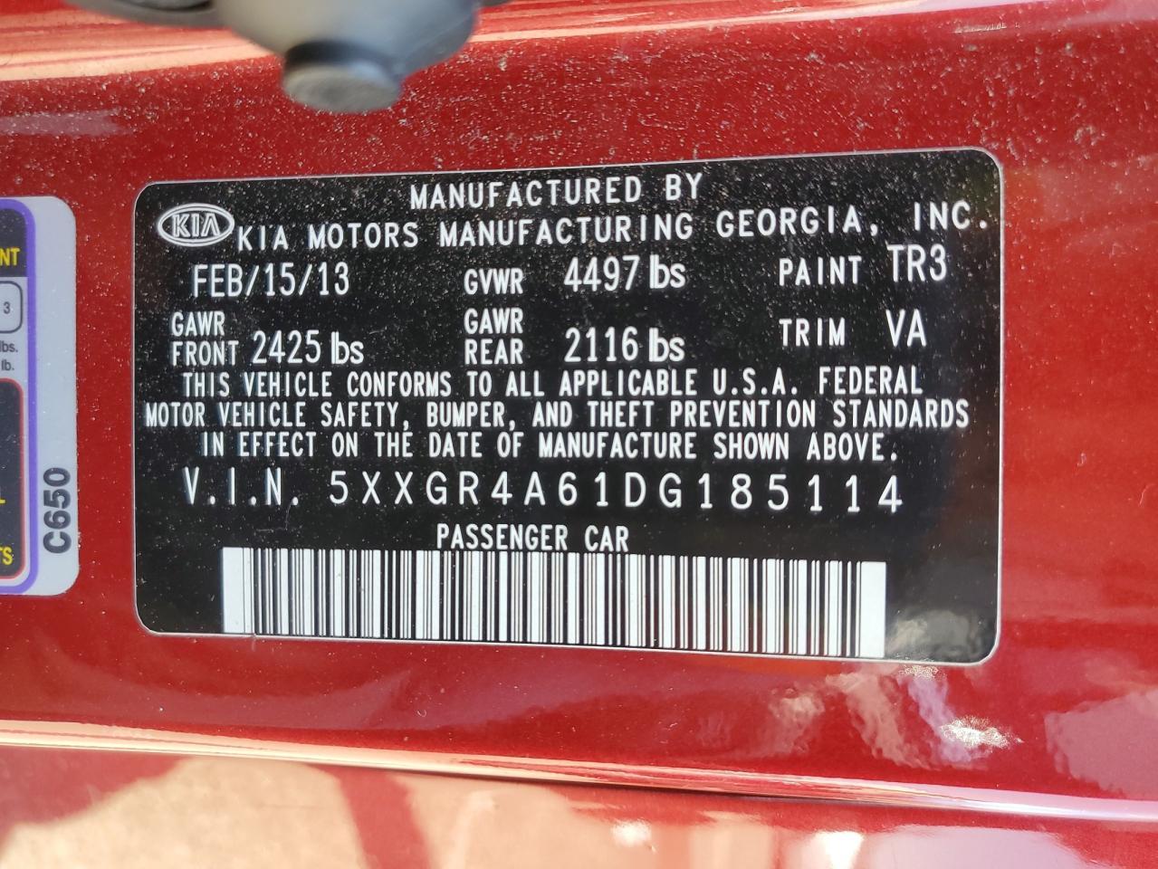 2013 KIA OPTIMA