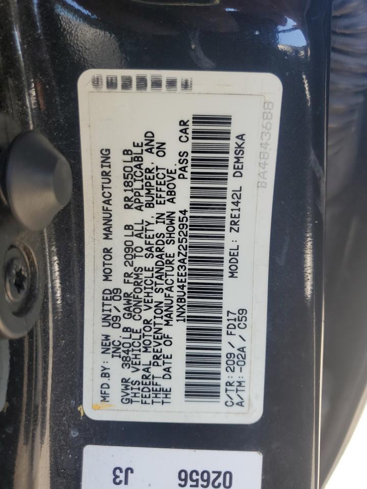 2010 TOYOTA COROLLA