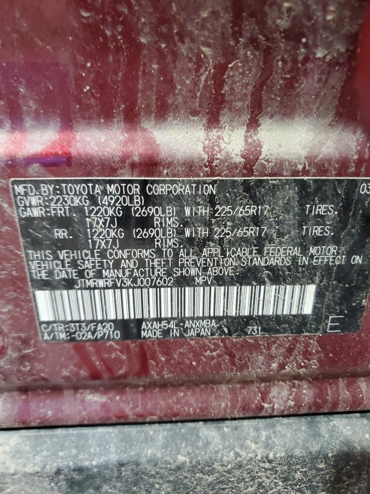 2019 TOYOTA RAV4