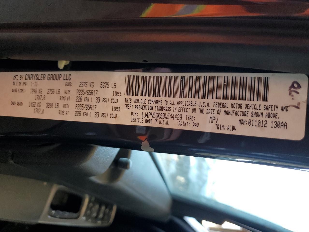 2011 JEEP Liberty