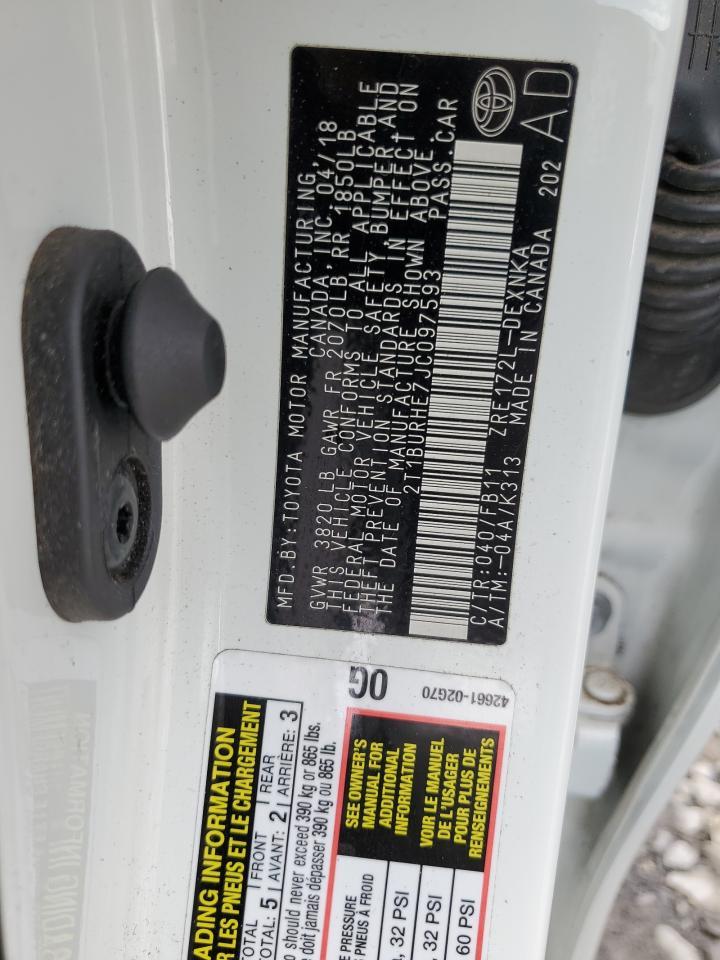 2018 TOYOTA COROLLA