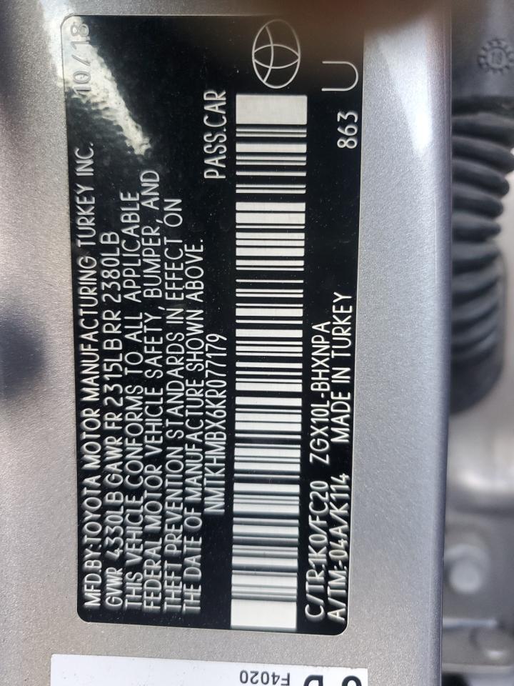 2019 TOYOTA C-HR