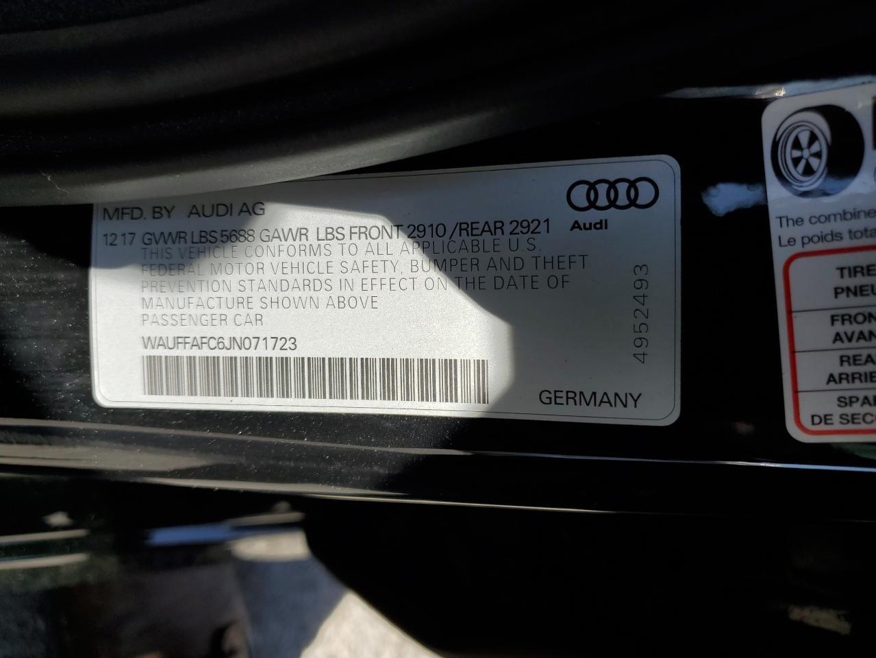 2018 AUDI S6