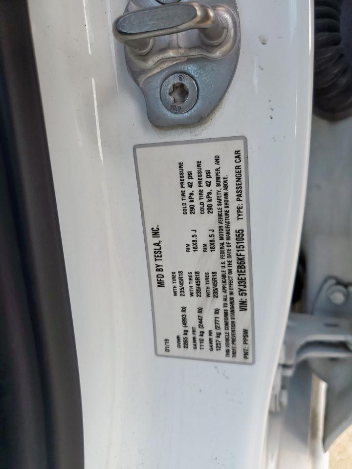2019 TESLA MODEL 3