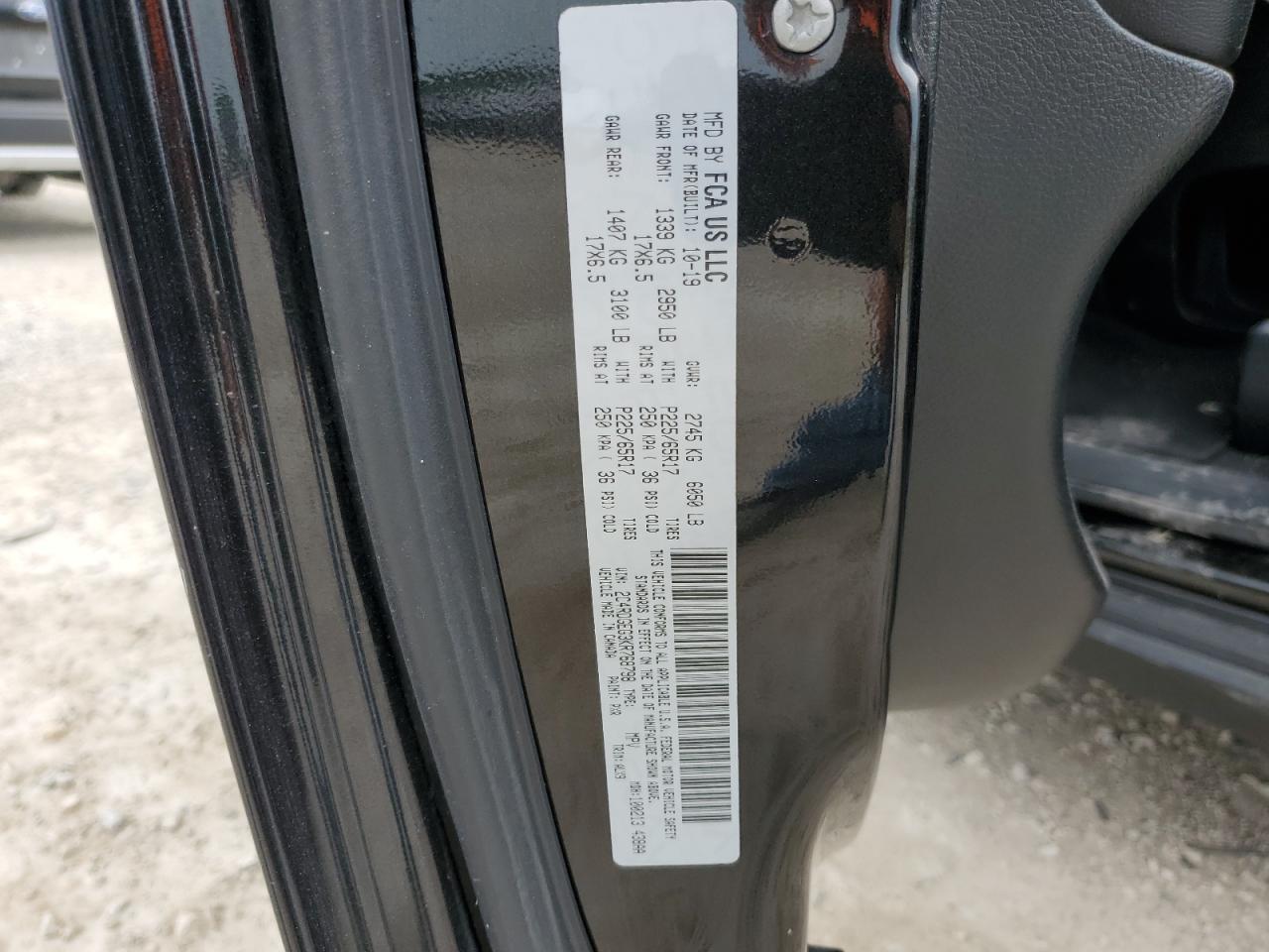 2019 DODGE GRAND CARAVAN