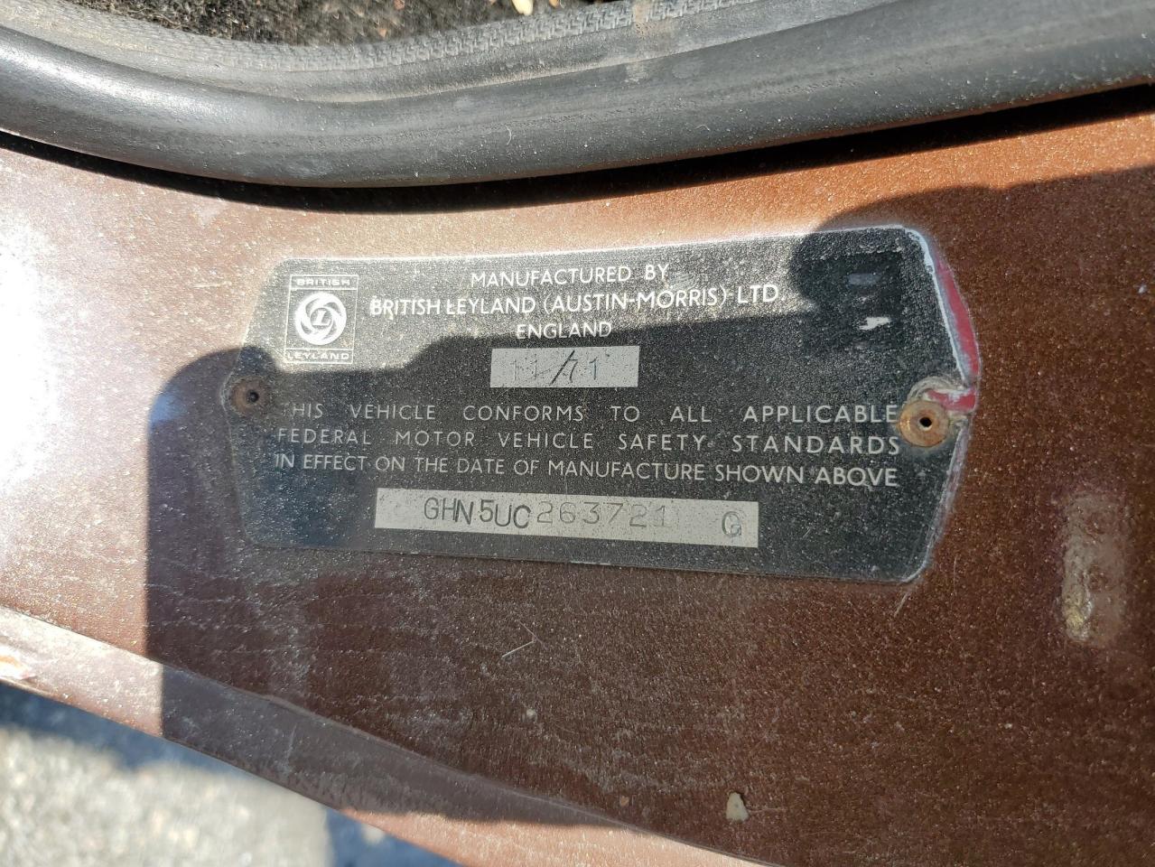 1972 Mg Mgb