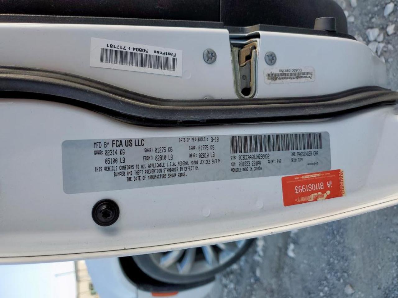 2018 CHRYSLER 300
