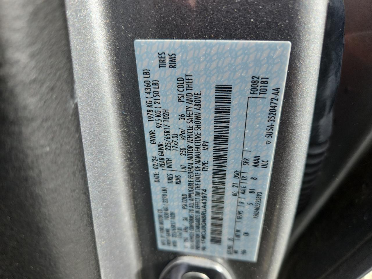 2024 FORD ESCAPE