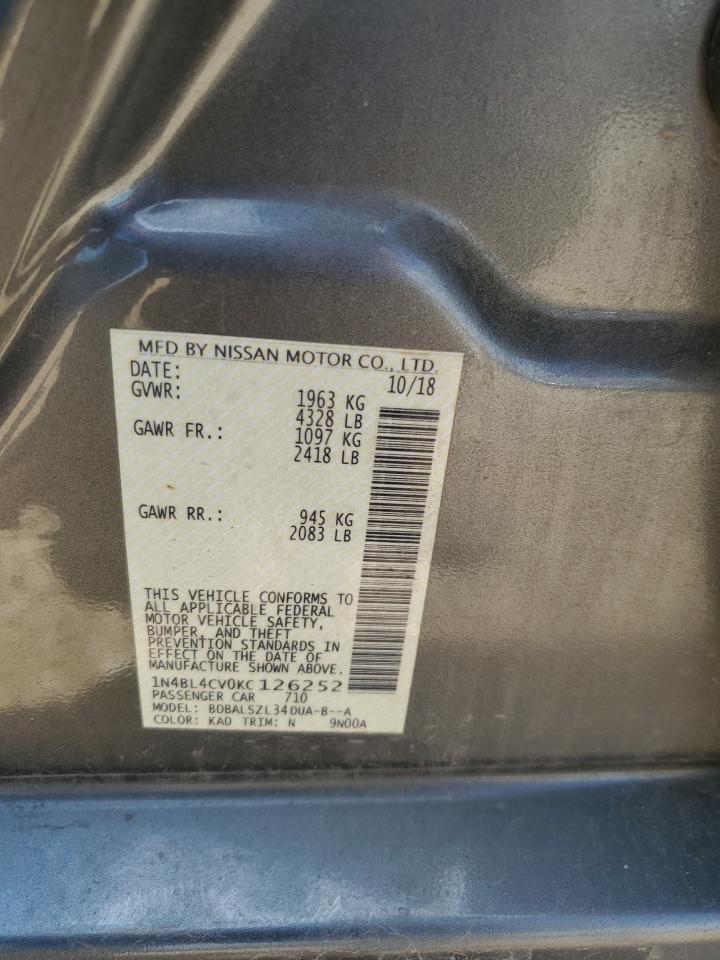 2019 NISSAN ALTIMA