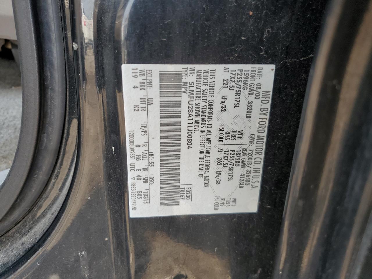 2001 LINCOLN Navigator