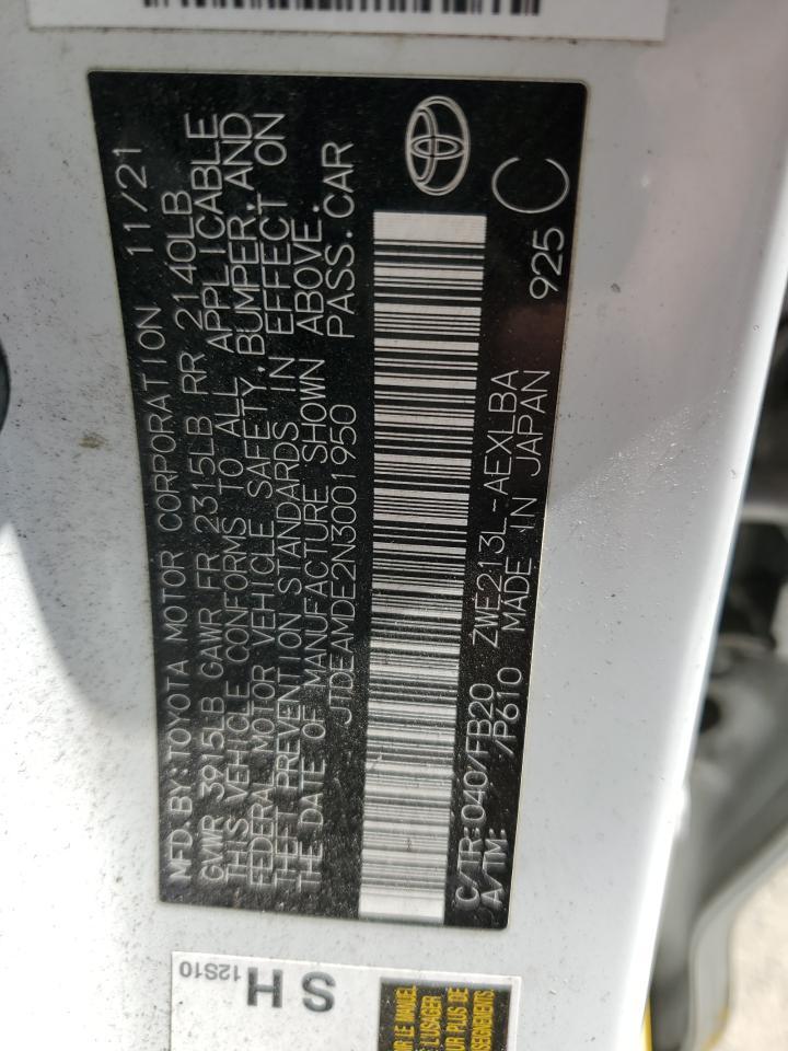 2022 TOYOTA COROLLA