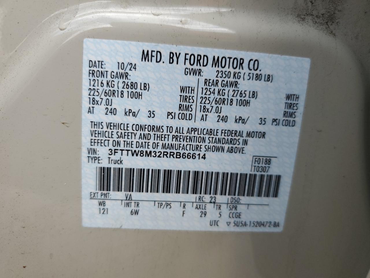 2024 FORD Maverick