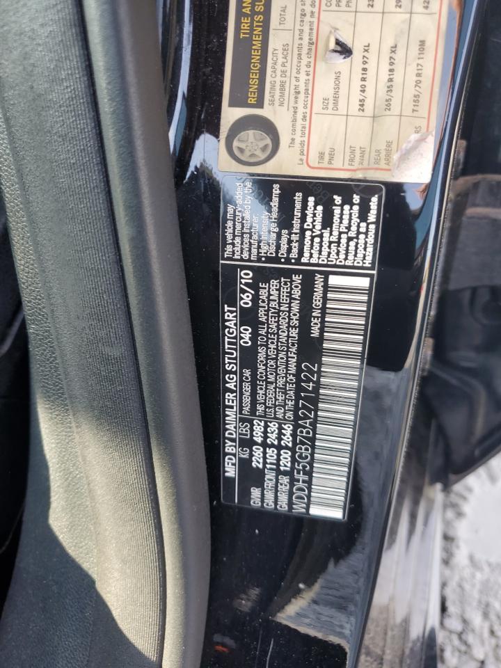 2011 MERCEDES-BENZ E-Class