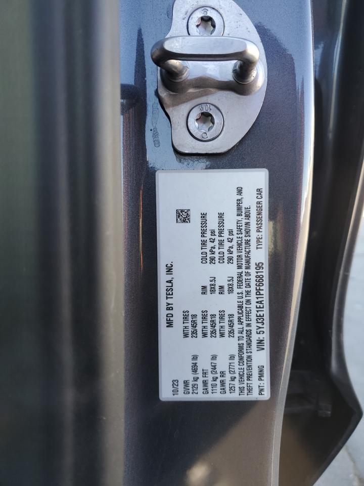 2023 TESLA MODEL 3