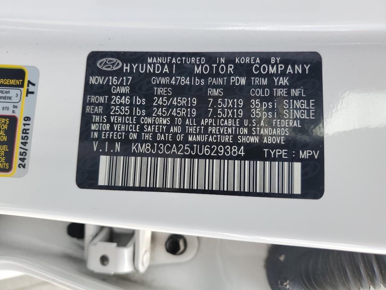 2018 HYUNDAI TUCSON