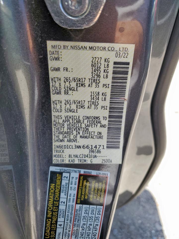 2022 NISSAN Frontier