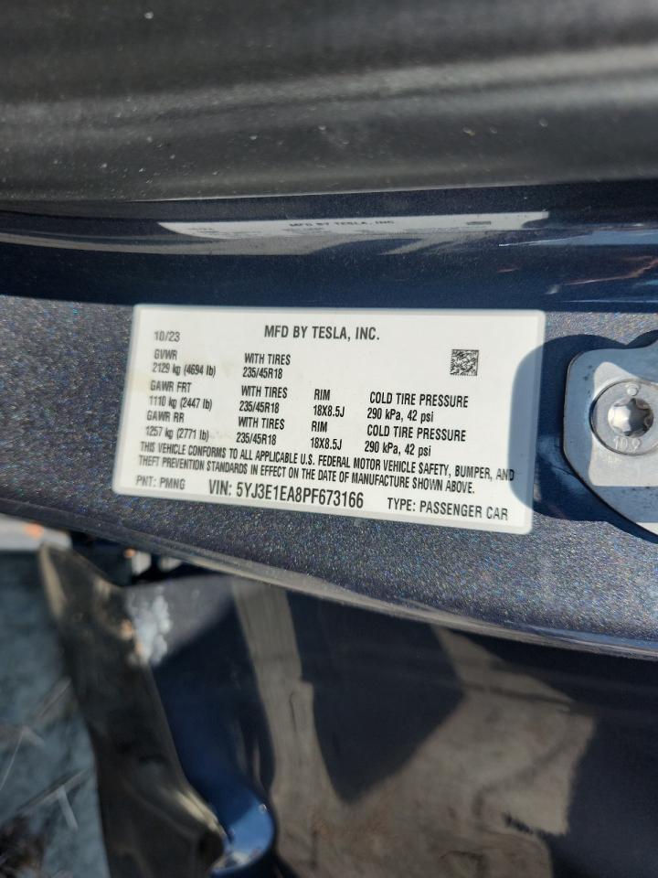 2023 TESLA MODEL 3